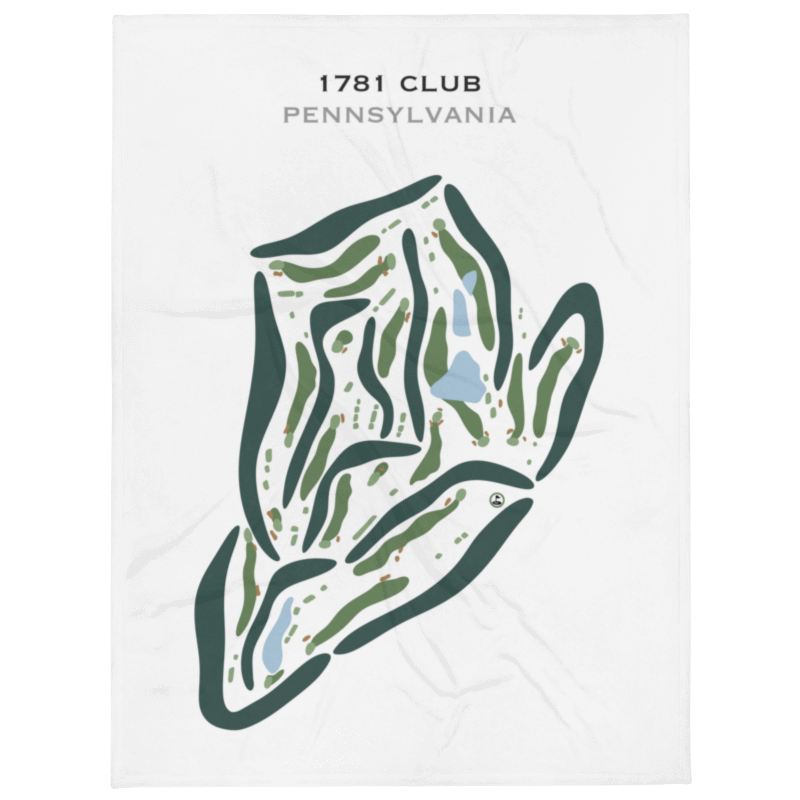 1781 Club, Pennsylvania - Printed Golf Courses