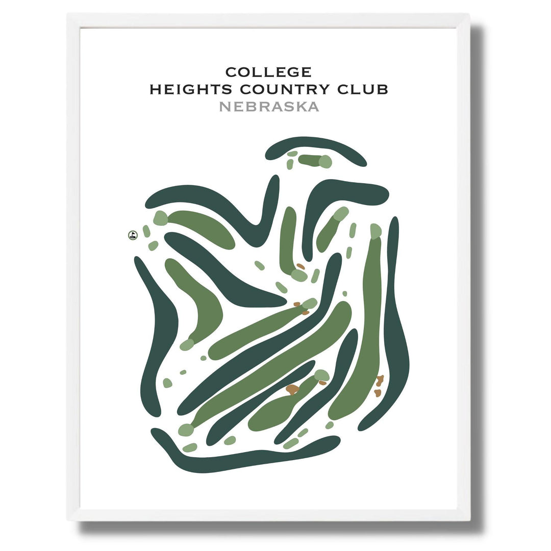 College Heights Country Club, Nebraska - Golf Course Prints