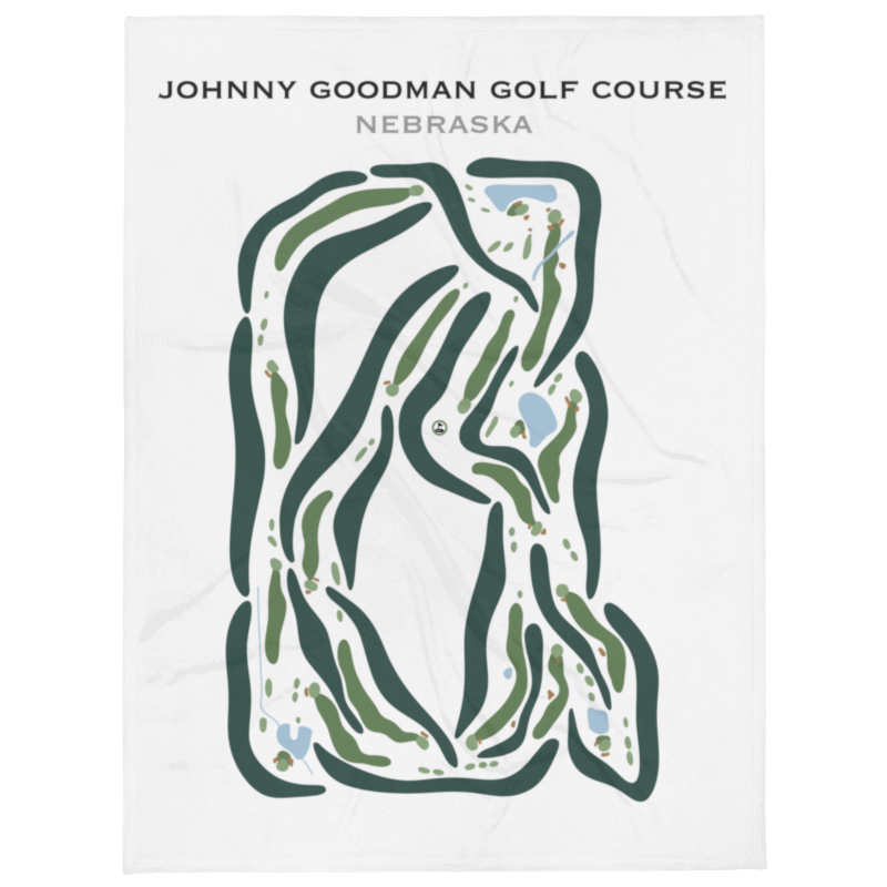 Johnny Goodman Golf Course, Nebraska - Printed Golf Courses