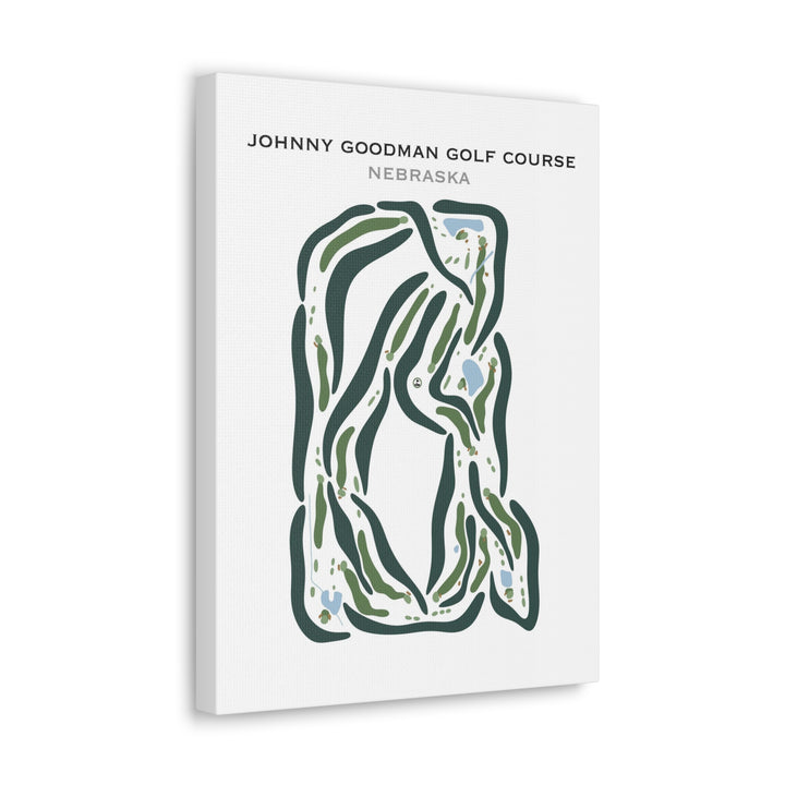 Johnny Goodman Golf Course, Nebraska - Printed Golf Courses