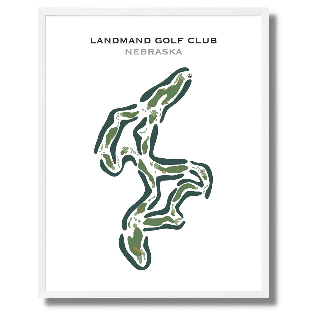 Landmand Golf Club, Nebraska - Printed Golf Courses