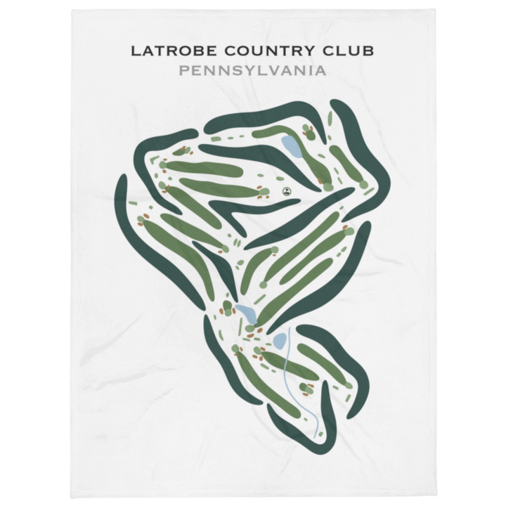 Latrobe Country Club, Pennsylvania - Printed Golf Courses