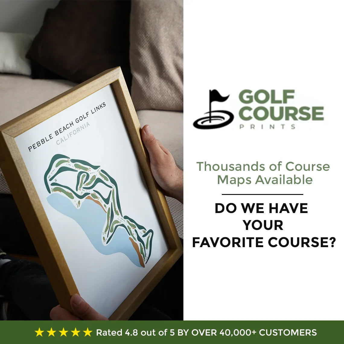 Custom Golf Course Map Design