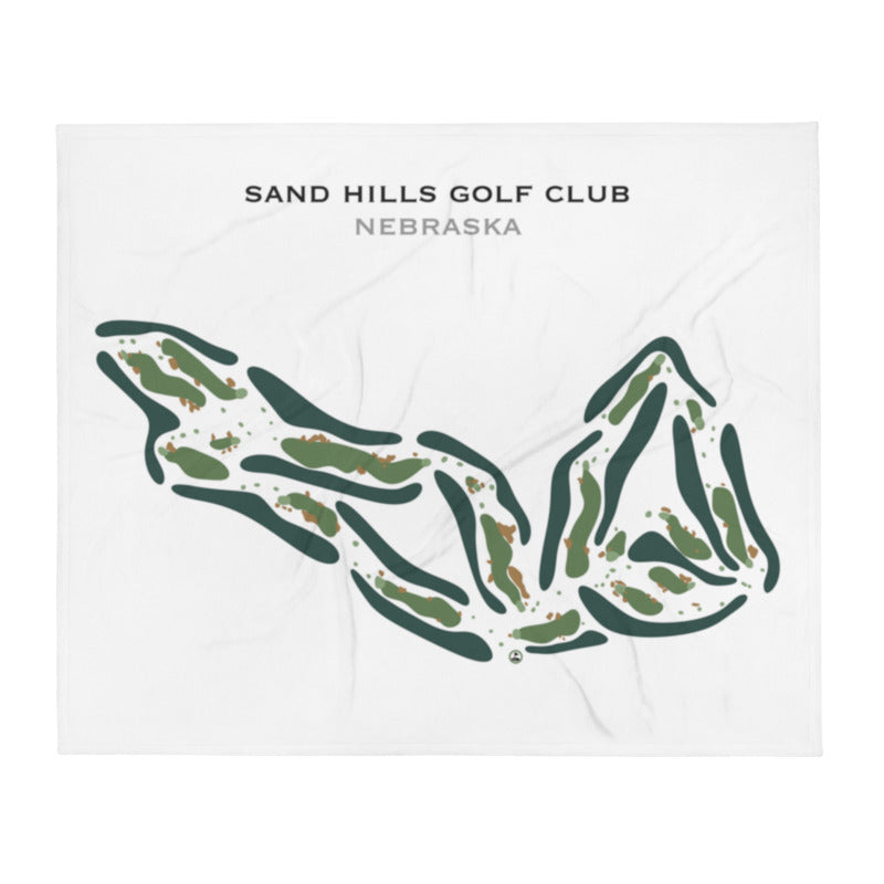 Sand Hills Golf Club, Nebraska - Printed Golf Course