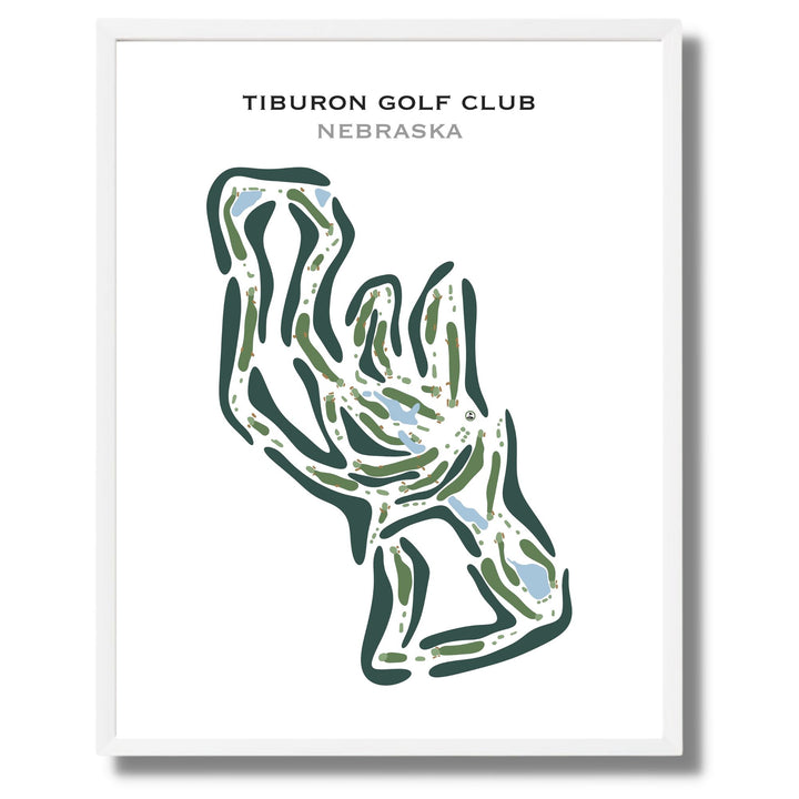 Tiburon Golf Club, Nebraska - Printed Golf Course