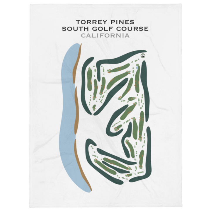Torrey Pines South Course, California - Printed Golf Courses