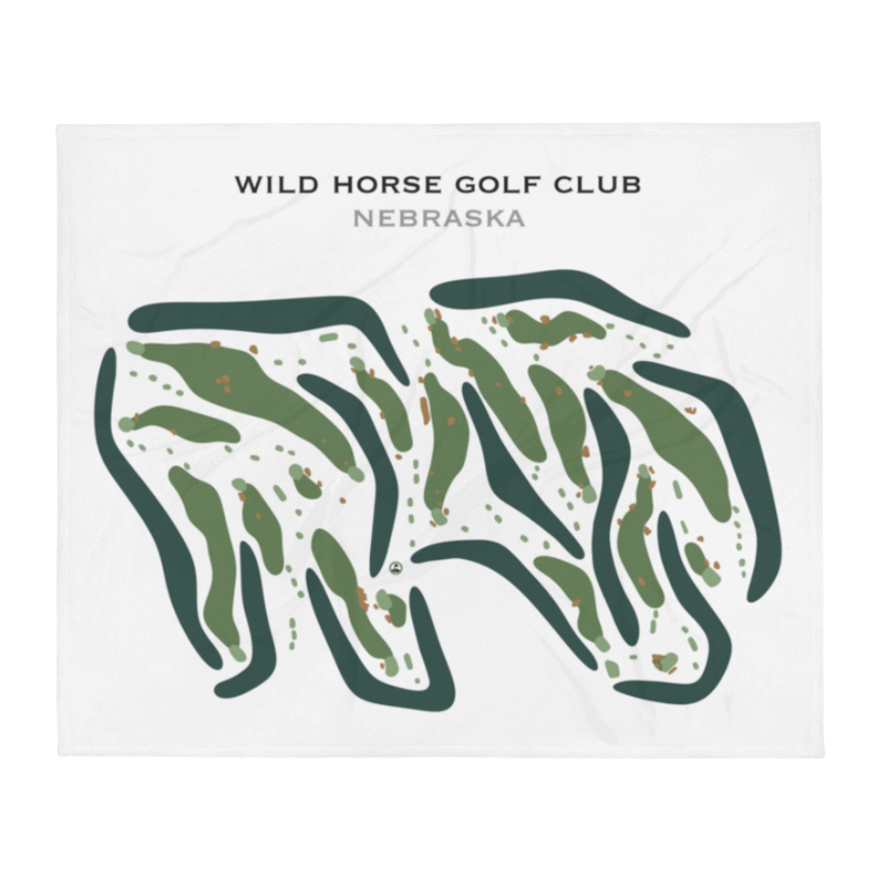 Wild Horse Golf Club, Nebraska - Printed Golf Courses