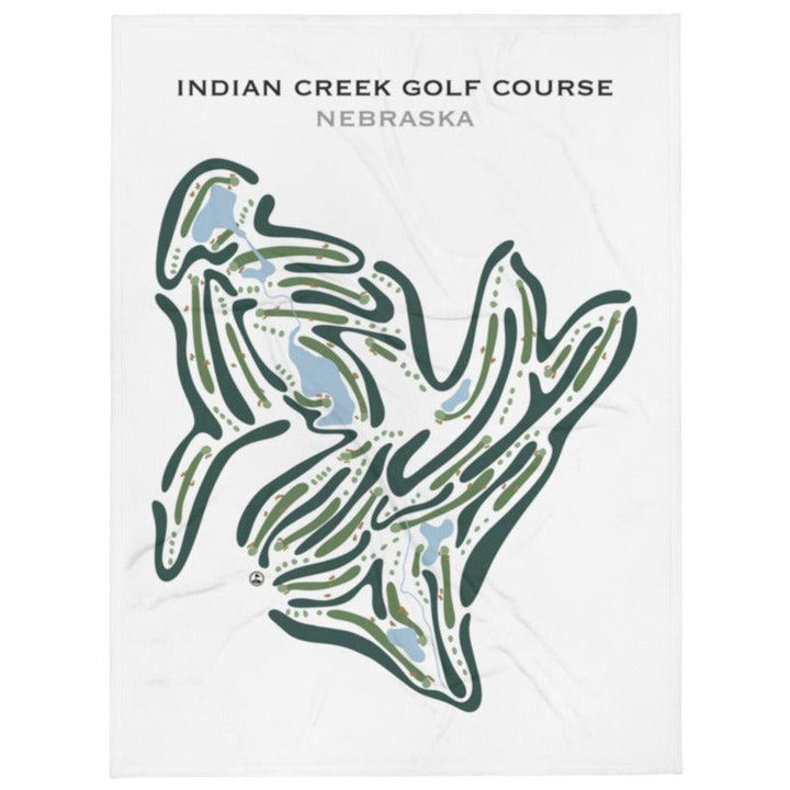 Indian Creek Golf Course, Nebraska - Printed Golf Courses - Golf Course Prints