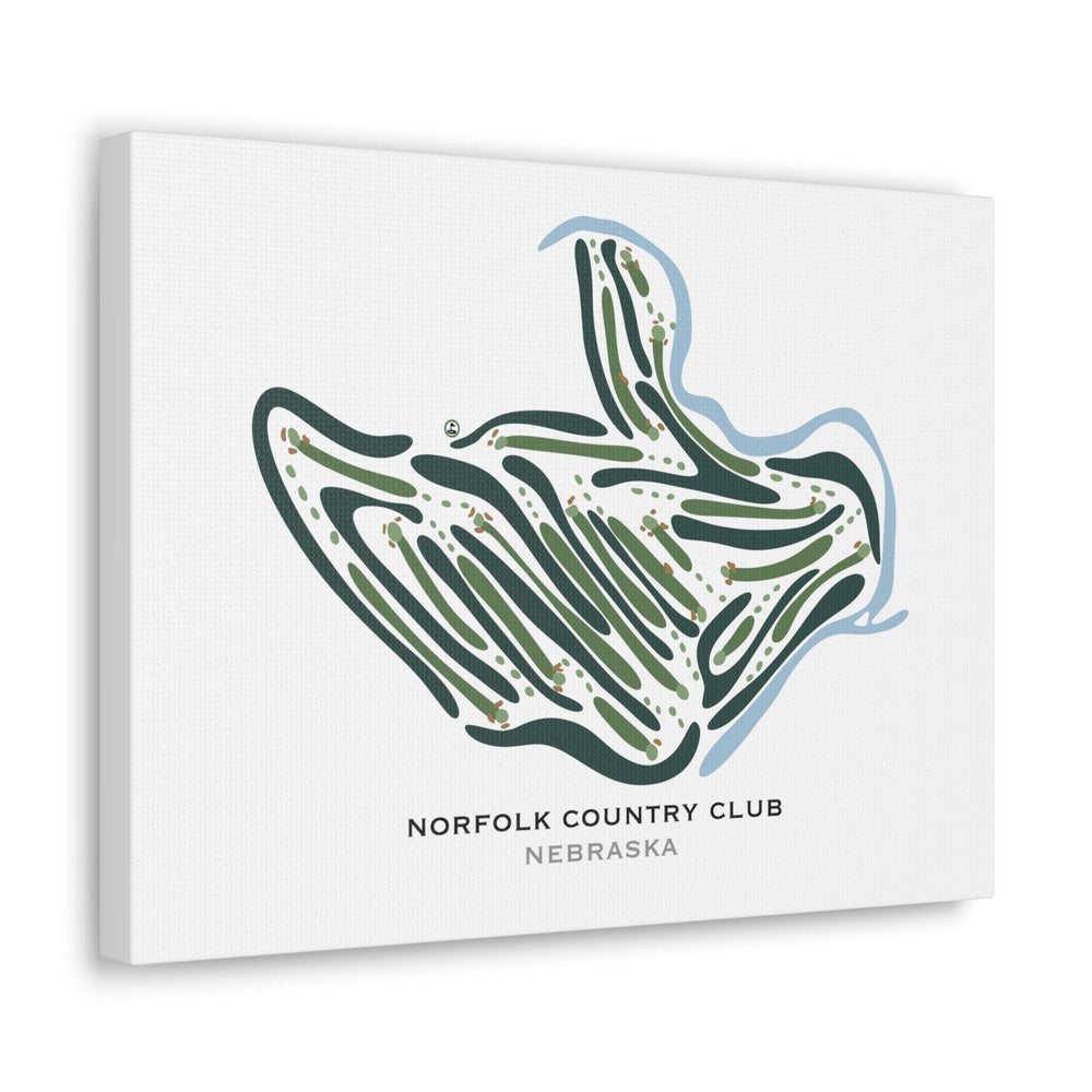 Norfolk Country Club, Nebraska - Printed Golf Courses - Golf Course Prints