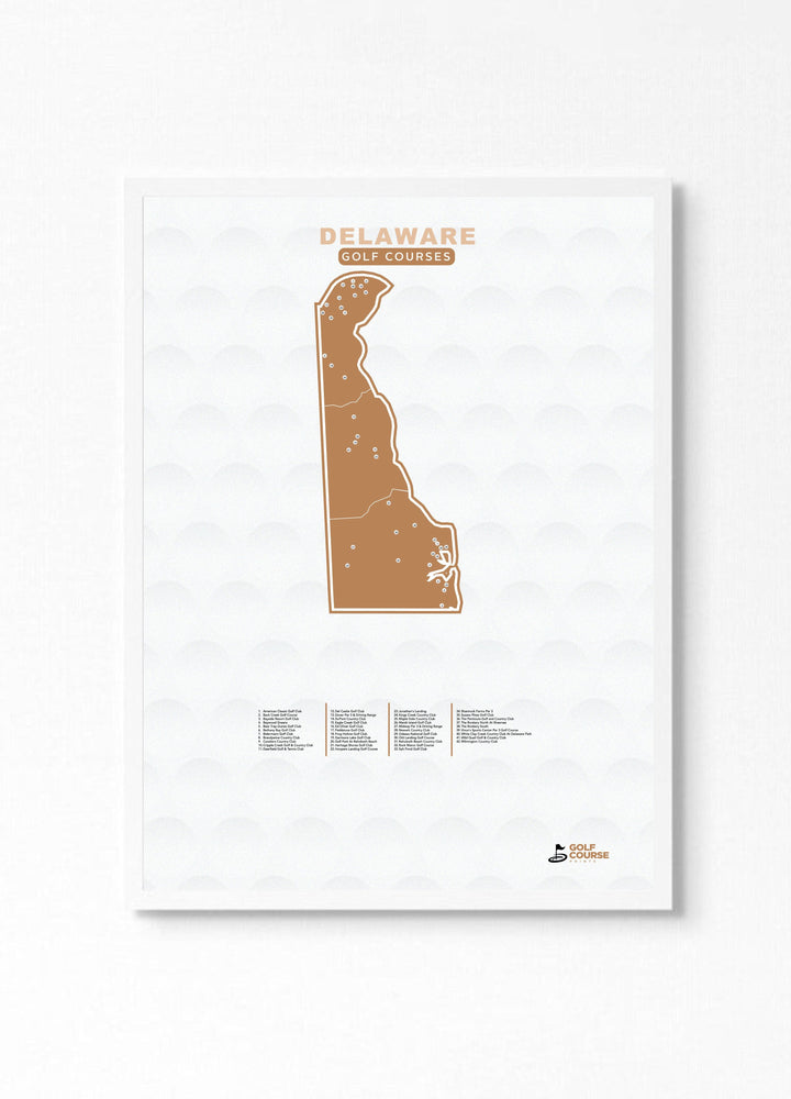 Delaware Golf Course Maps | Maps of Delaware Golf Course