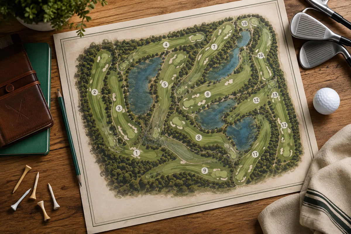 Reading Golf Maps: A Beginner's Guide
