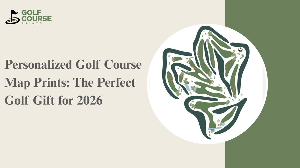 Personalized Golf Course Map Prints: The Perfect Golf Gift for 2026
