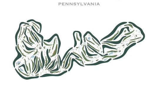 Pennsylvania Golf Courses Map