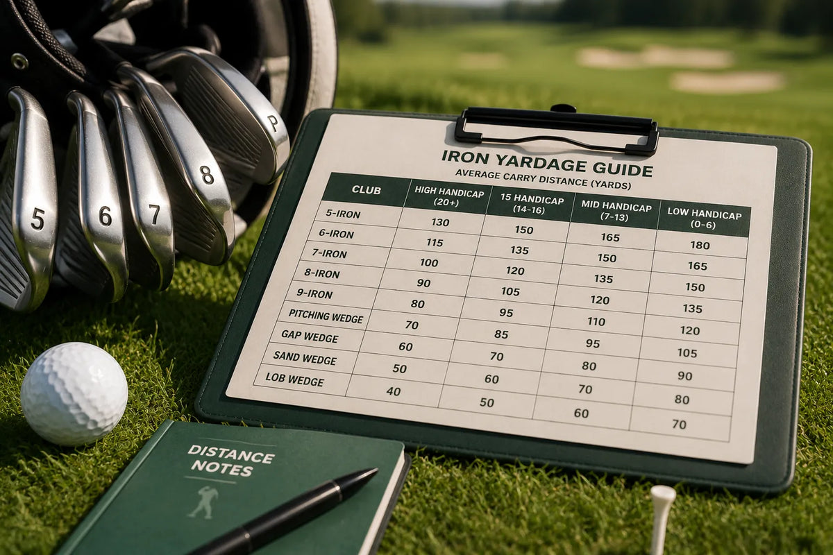 Club Selection by Distance: Iron Yardage Guide