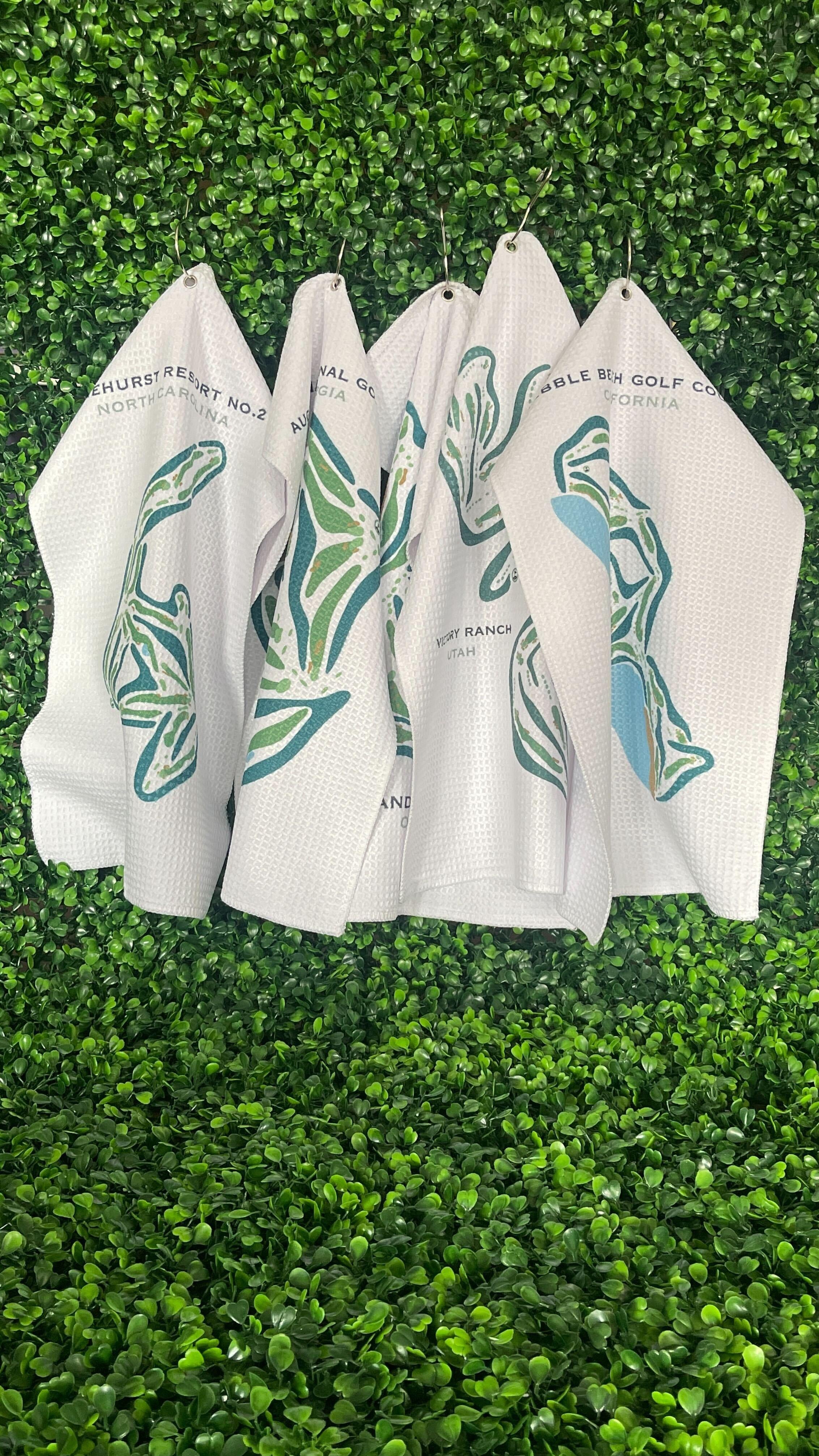 Our latest product Golf Towels Golf Course Prints Golf Course Prints