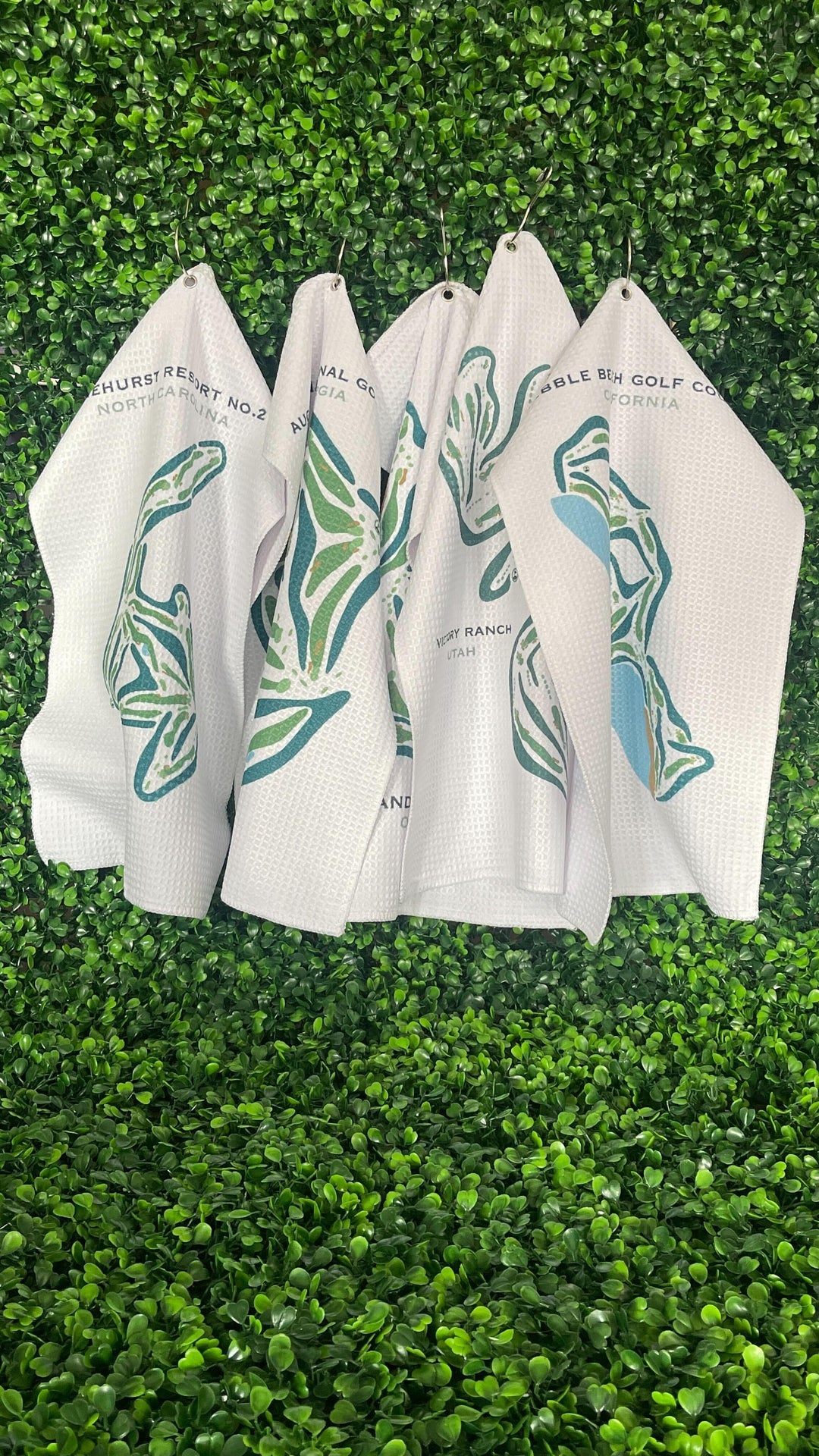 Our latest product - Golf Towels - Golf Course Prints
