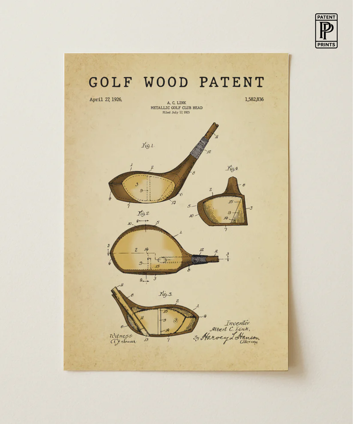 Golf Wood Patent