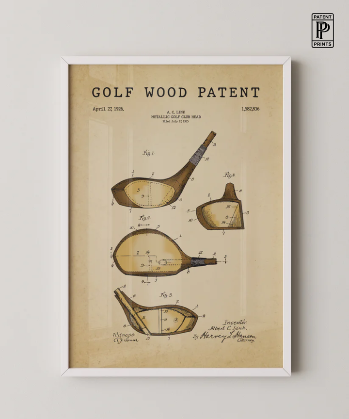 Golf Wood Patent