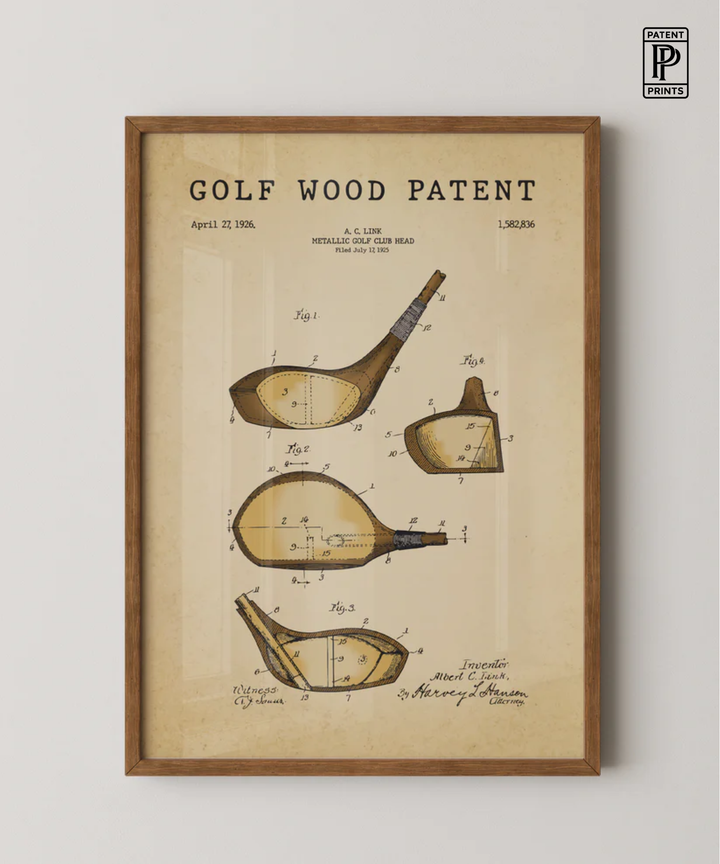 Golf Wood Patent