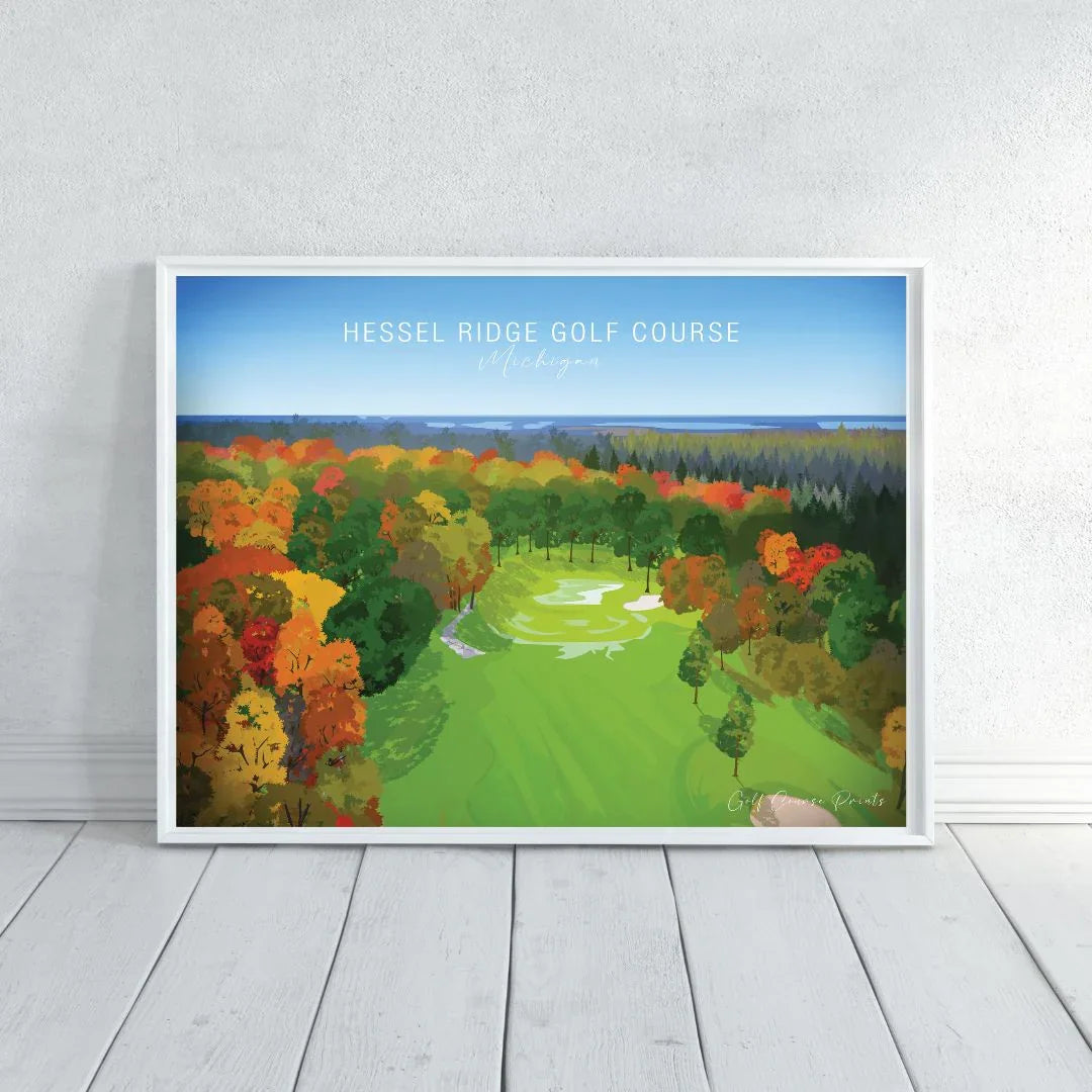 Hessel Ridge Golf Course Michigan Paintings Order Online Golf