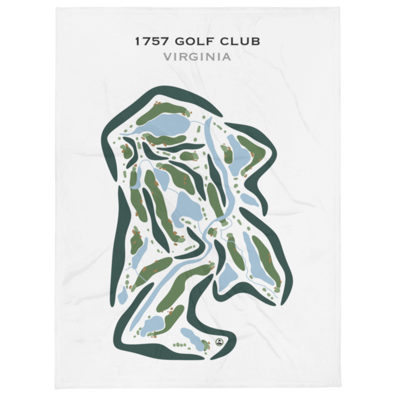 1757 Golf Club, Virginia - Printed Golf Courses