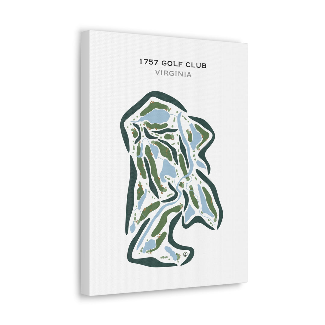 1757 Golf Club, Virginia - Printed Golf Courses