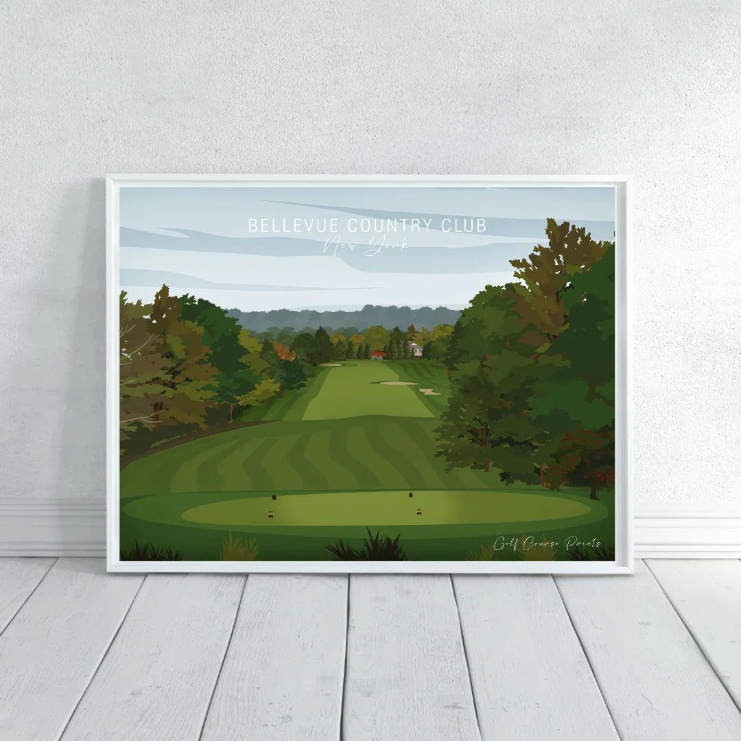 Bellevue Country Club New York Paintings Order Online Golf Course