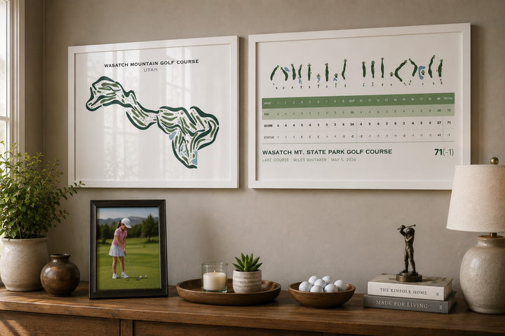 Custom Golf Course Scorecard