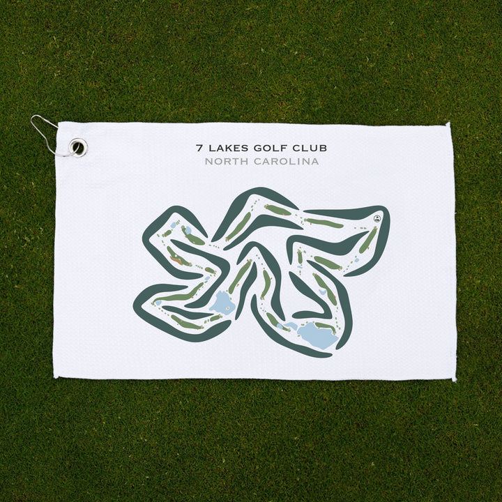 7 Lakes Golf Club, North Carolina - Printed Golf Courses