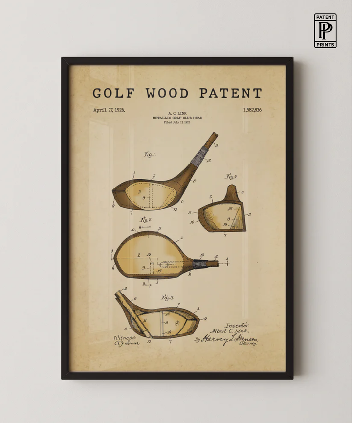 Golf Wood Patent