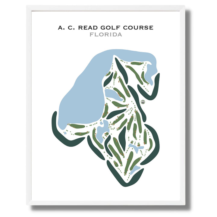 A. C. Read Golf Course, Florida - Printed Golf Courses