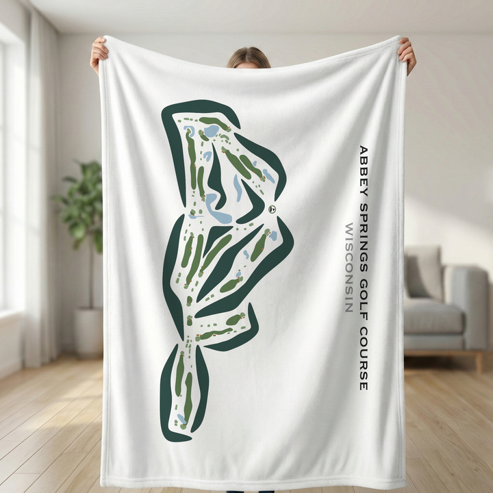 Abbey Springs Golf Course, Wisconsin - Printed Golf Courses