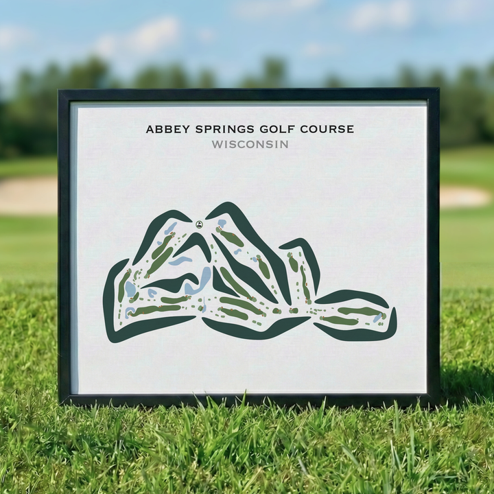 Abbey Springs Golf Course, Wisconsin - Printed Golf Courses