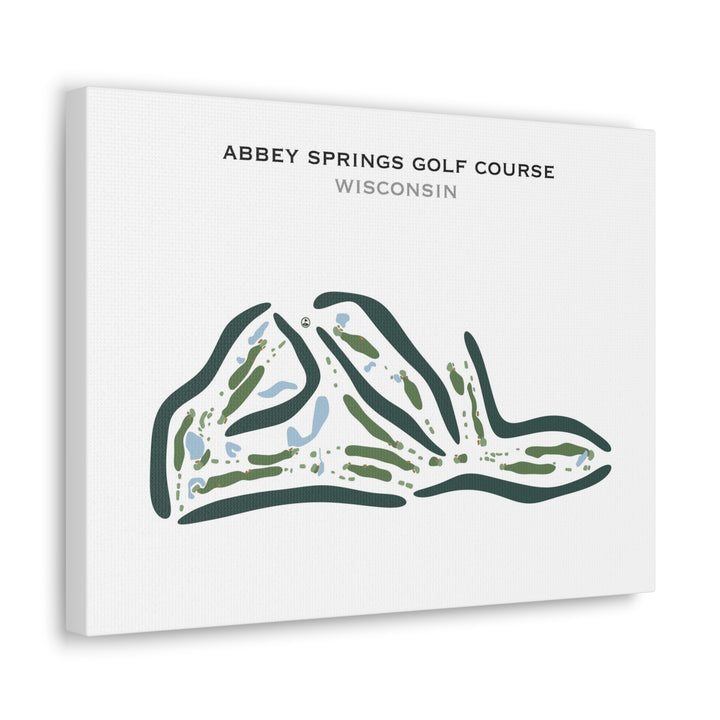 Abbey Springs Golf Course, Wisconsin - Printed Golf Courses