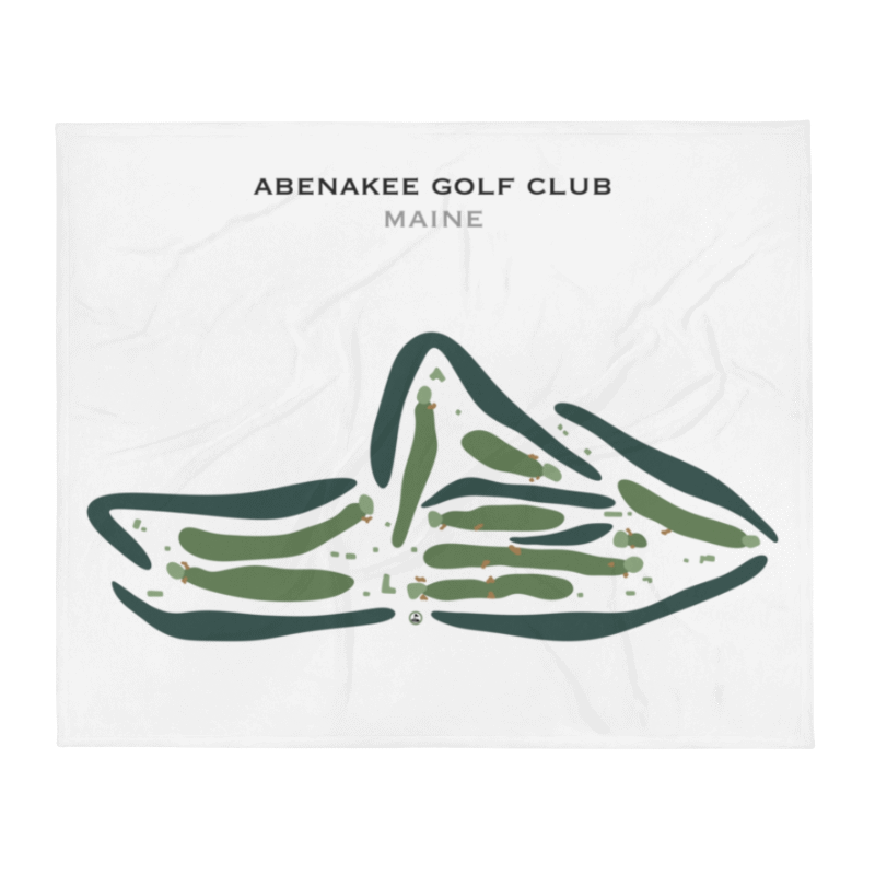 Abenakee Golf Club, Maine - Printed Golf Courses