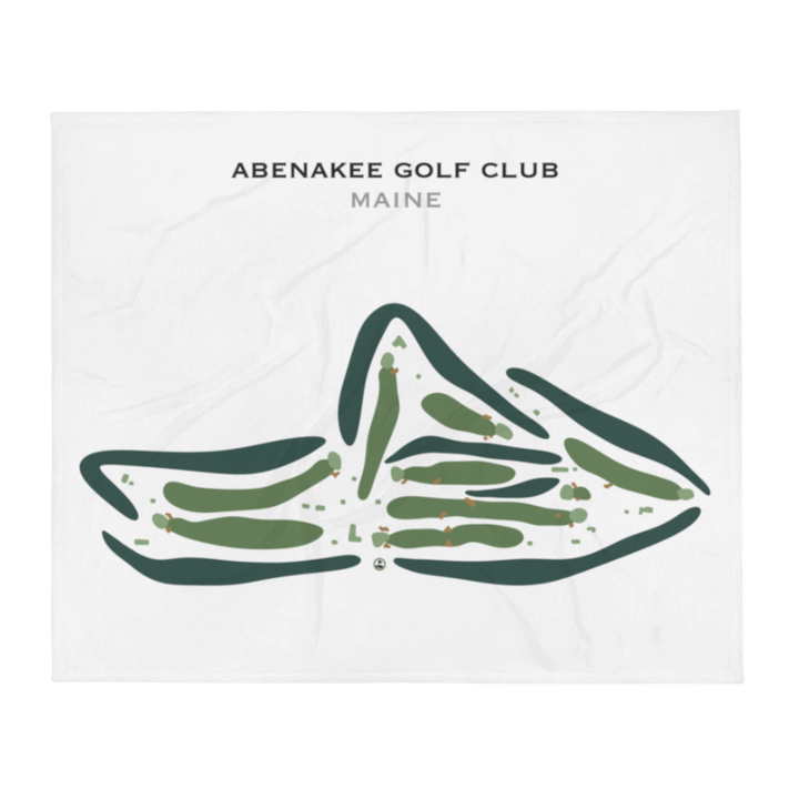 Abenakee Golf Club, Maine - Printed Golf Courses