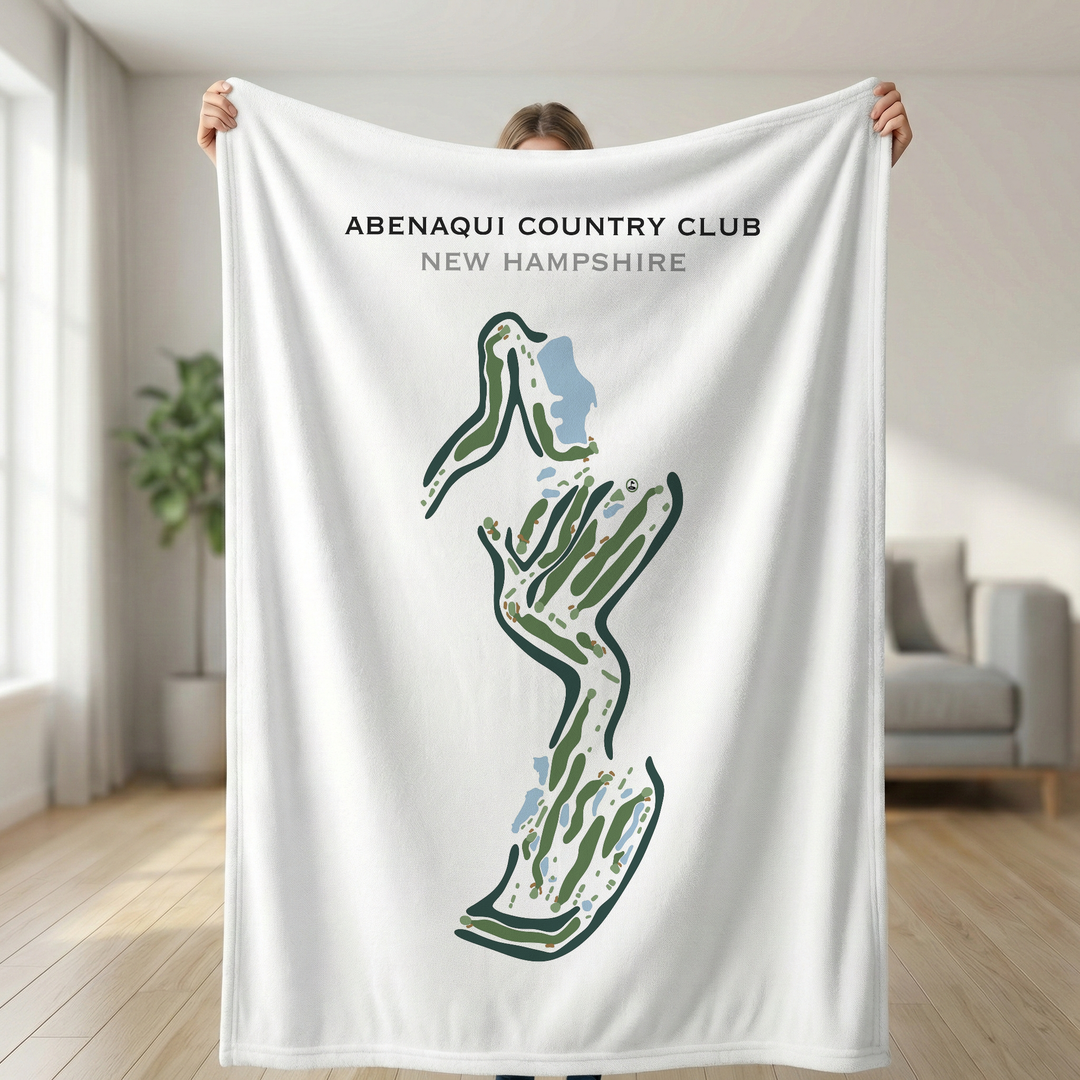 Abenaqui Country Club, New Hampshire - Printed Golf Course