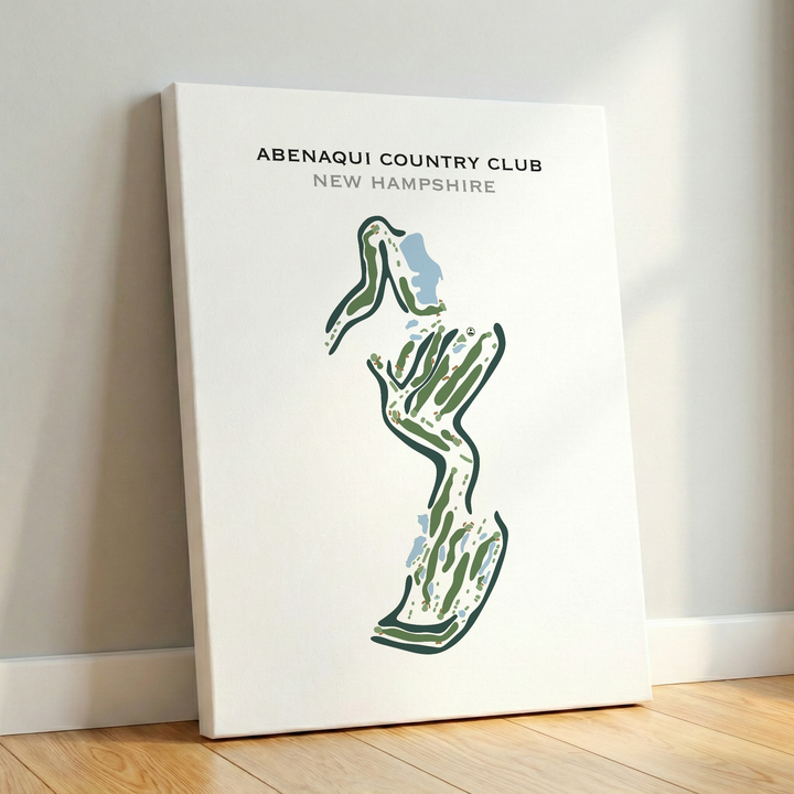 Abenaqui Country Club, New Hampshire - Printed Golf Course