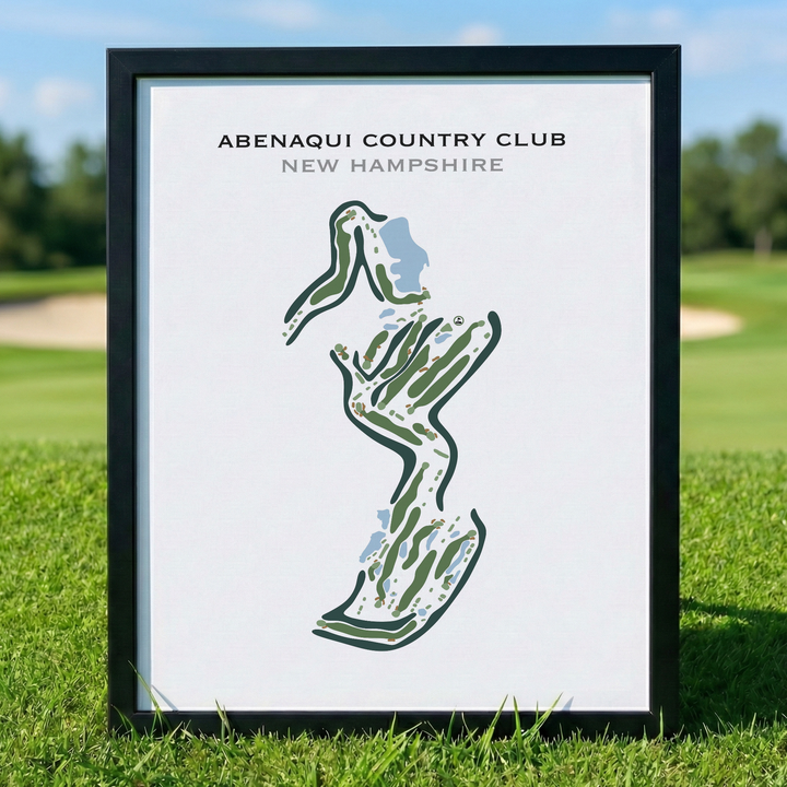 Abenaqui Country Club, New Hampshire - Printed Golf Course