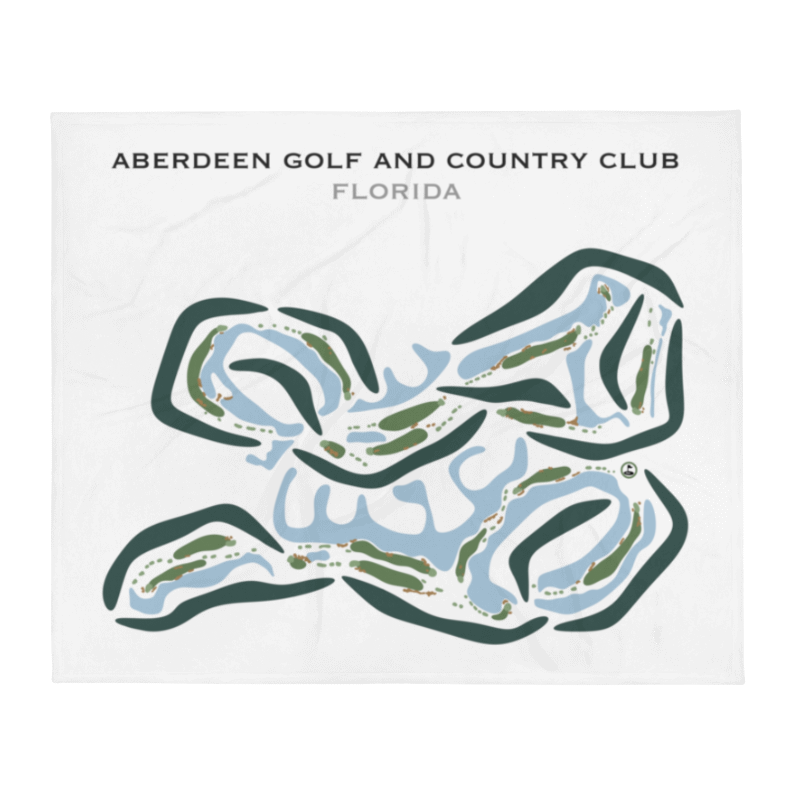 Aberdeen Golf & Country Club, Florida - Printed Golf Courses