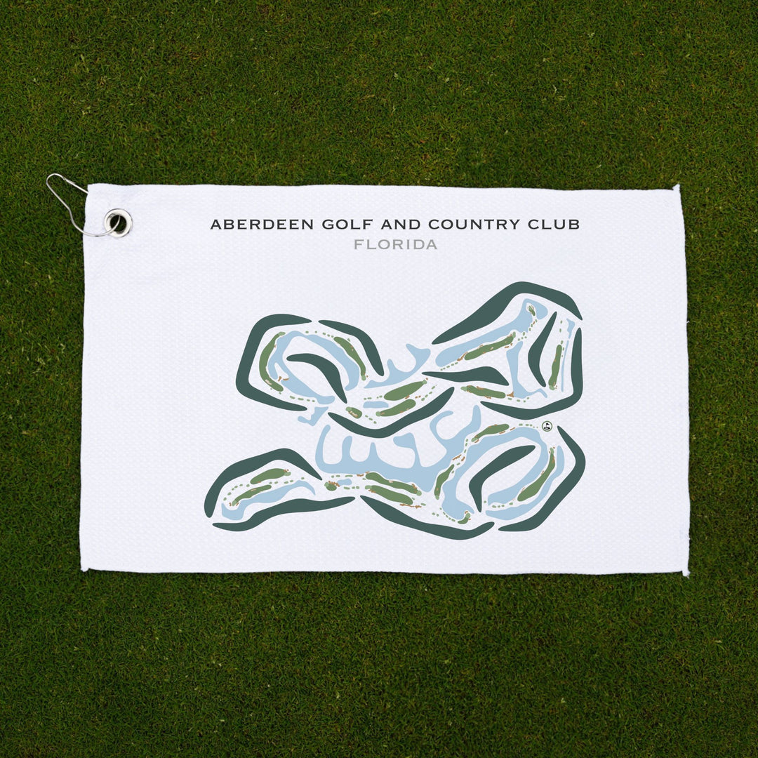 Aberdeen Golf & Country Club, Florida - Printed Golf Courses