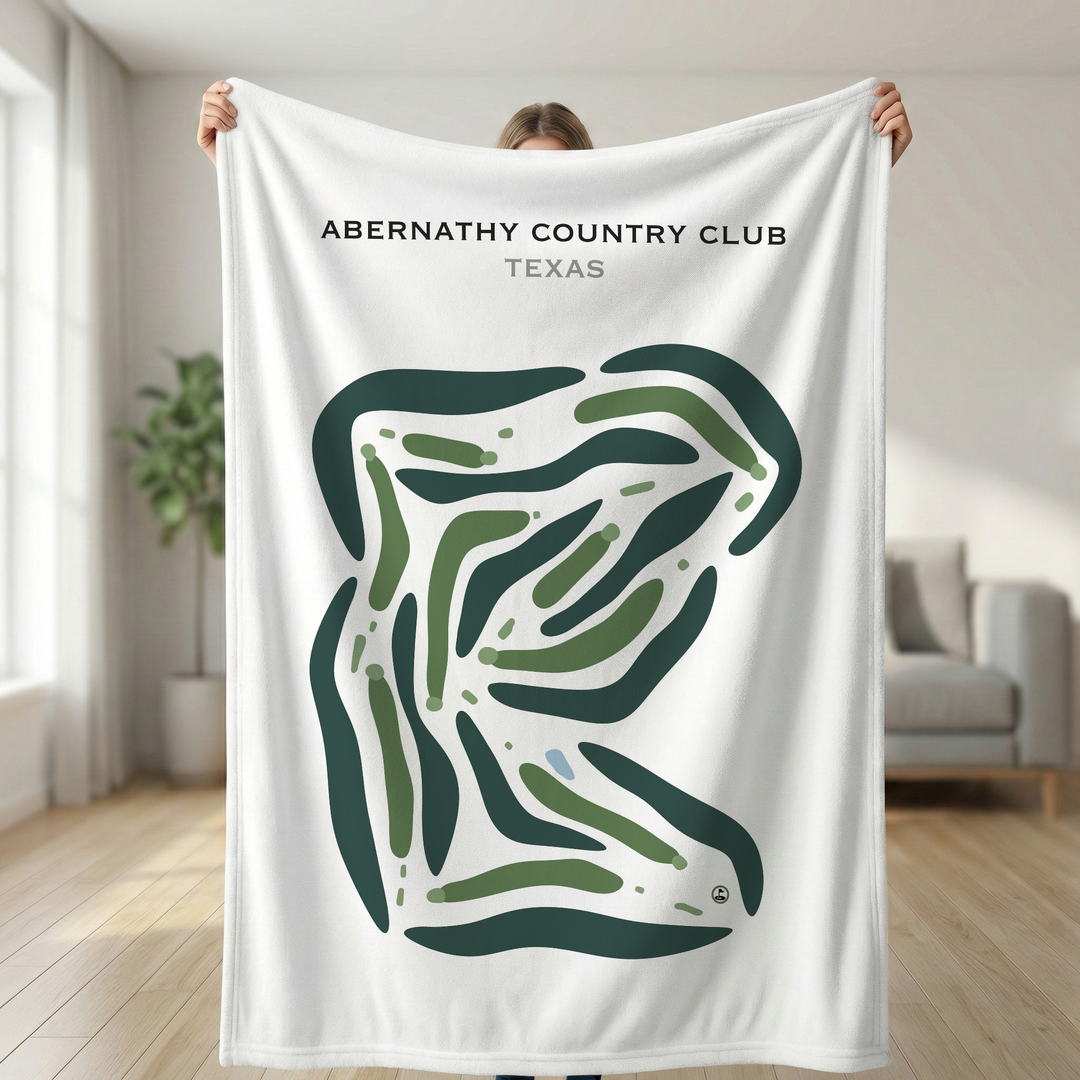 Abernathy Country Club, Texas - Printed Golf Courses