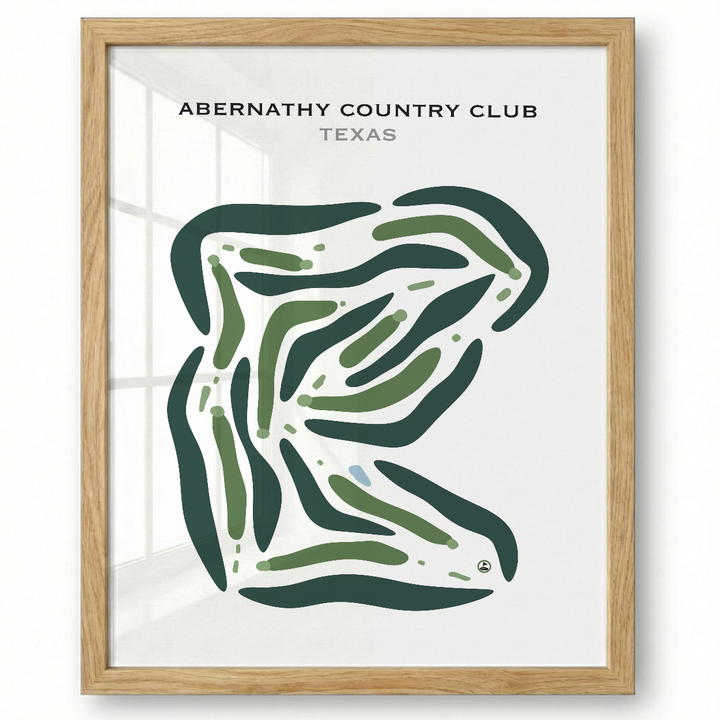 Abernathy Country Club, Texas - Printed Golf Courses