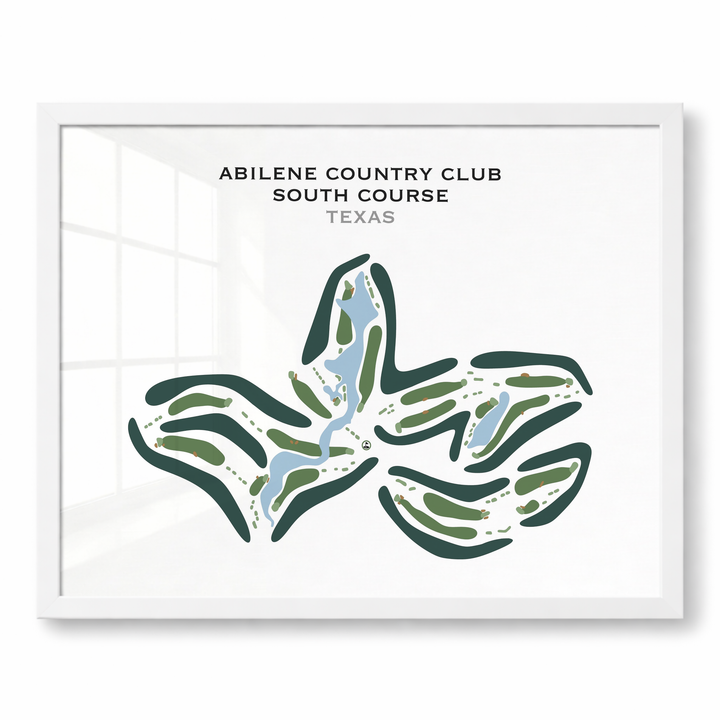 Abilene Country Club - South Course, Texas - Printed Golf Courses