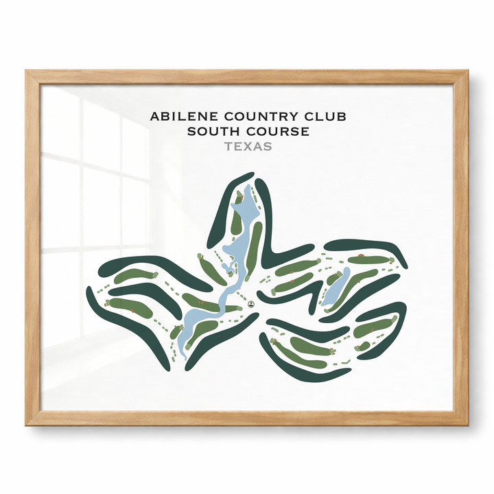 Abilene Country Club - South Course, Texas - Printed Golf Courses
