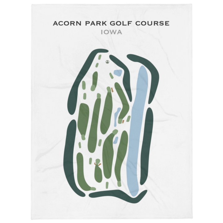 Acorn Park Golf Course, Iowa - Printed Golf Course