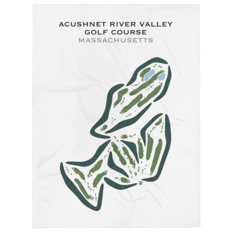 Acushnet River Valley Golf Course, Massachusetts - Printed Golf Courses