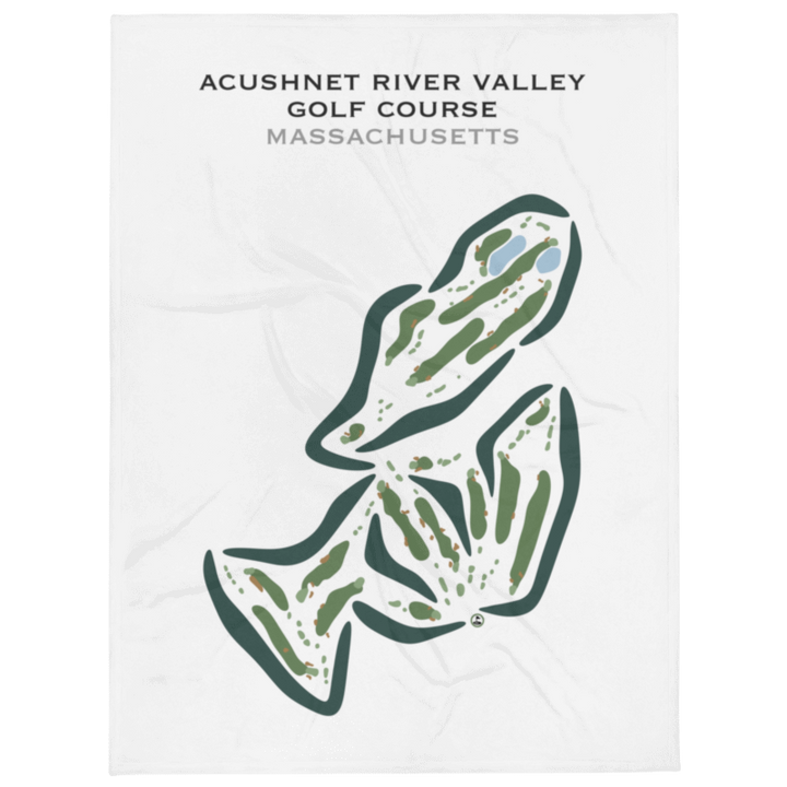 Acushnet River Valley Golf Course, Massachusetts - Printed Golf Courses