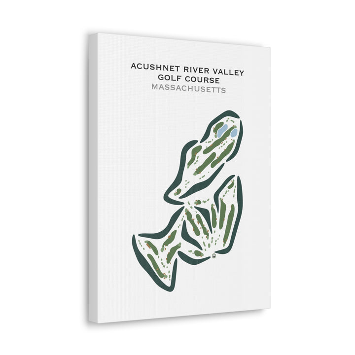 Acushnet River Valley Golf Course, Massachusetts - Printed Golf Courses