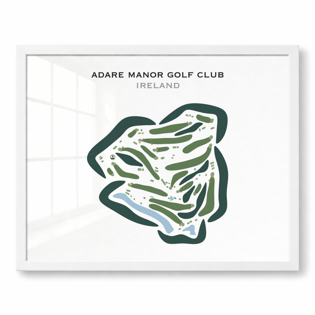 Adare Manor Golf Club, Ireland - Printed Golf Courses